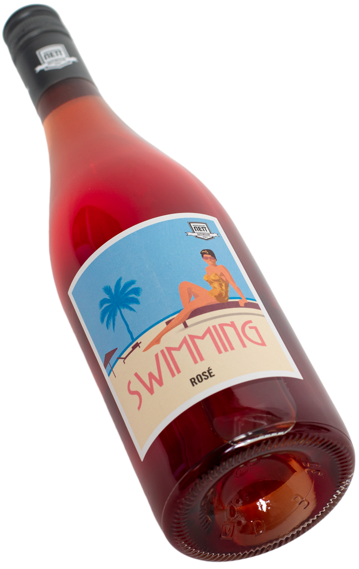 Swimming Rosé Wein Bergdolt-Reif & Nett Pfalz Swagwine