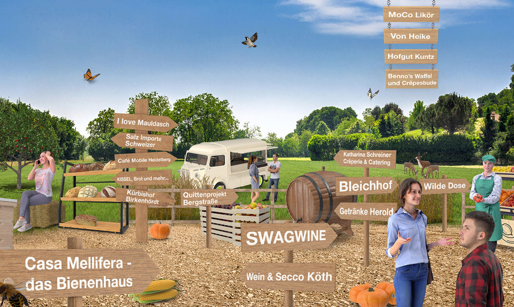 Swagwine beim virtuellen BASF Bauernmarkt