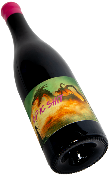 Epic Shit Rotwein Held Drache Feuer RPG Abenteuer Swagwine Pfalz Wageck Spieleabend