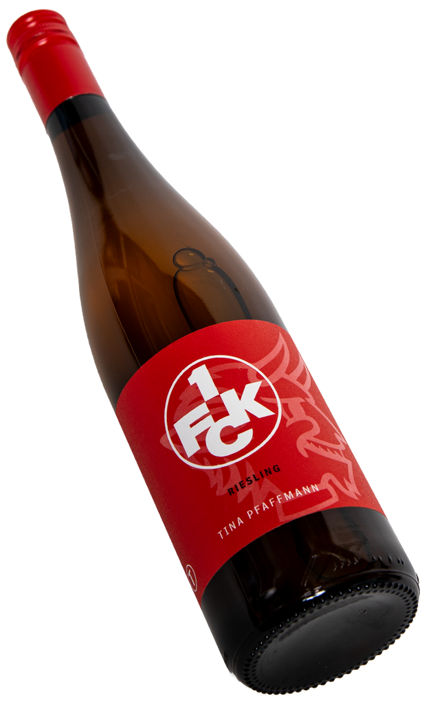 1. FCK Wein Riesling Tina Pfaffmann Swagwine Pfalz Kaiserslautern Betze