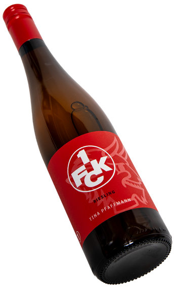 1. FCK Wein Riesling Tina Pfaffmann Swagwine Pfalz Kaiserslautern Betze