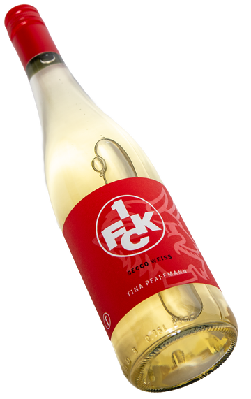 1. FCK Wein Secco Tina Pfaffmann Swagwine Pfalz Kaiserslautern Betze