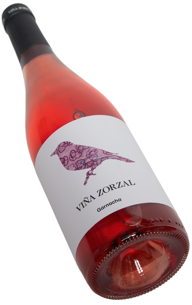 Vina Zorzal Garnacha Rosado Wein mit Vogel Amsel Spnien Swagwine