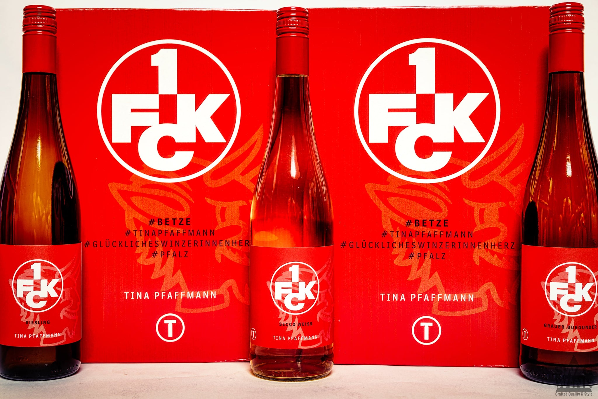 1. FCK Wein Tina Pfaffmann Swagwine Pfalz Kaiserslautern Betze