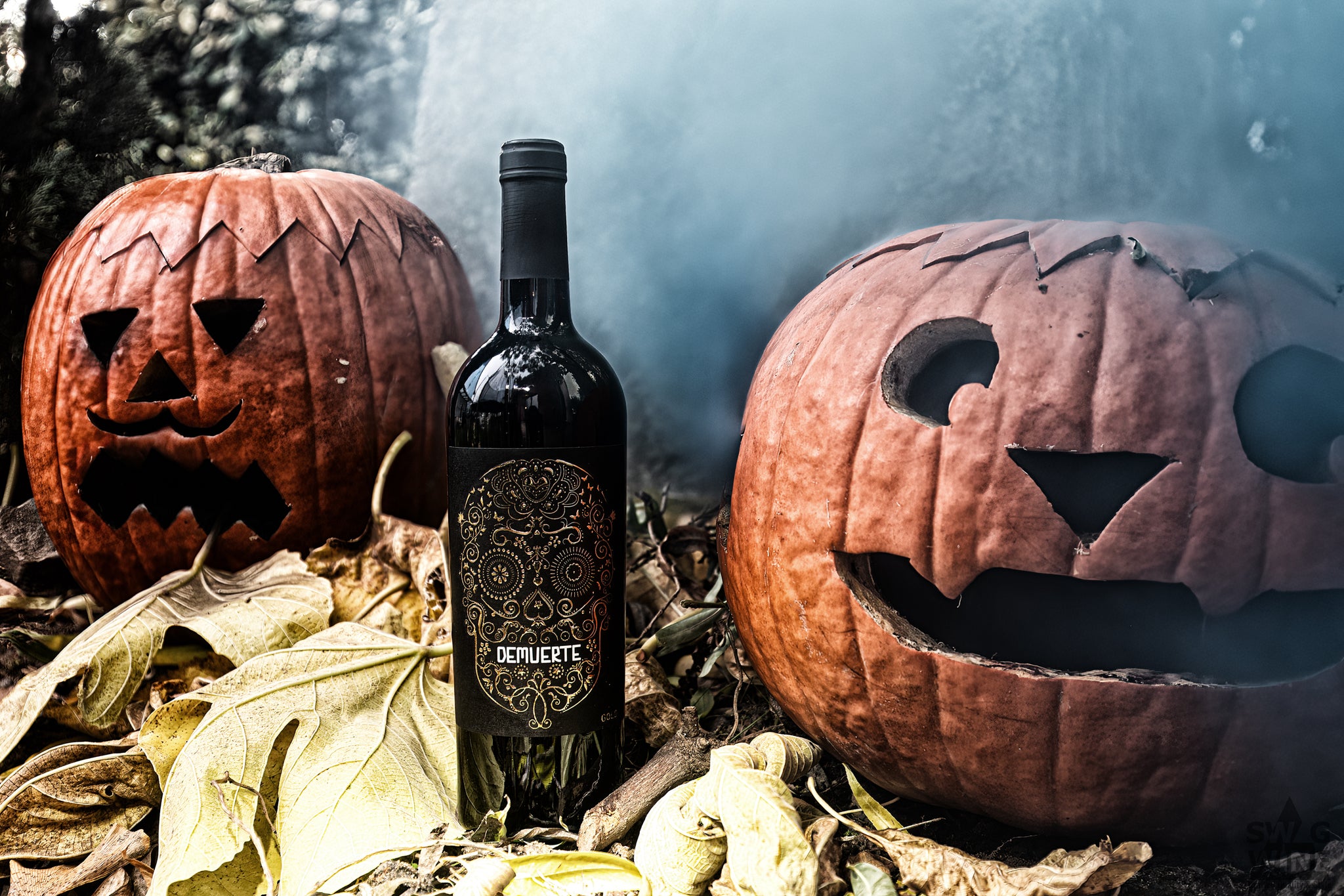 Winery On Demuerte Gold Spanien Swagwine Totenkopfwein Halloween Kürbis