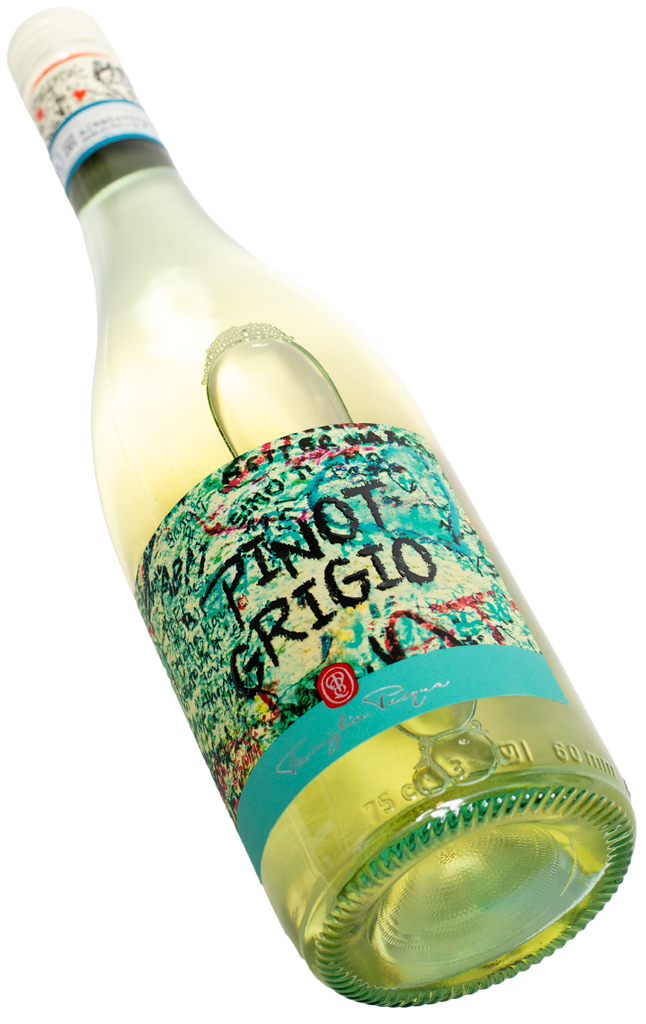 Pasqua Pinot Grigio Romeo und Julia Wein Wand swagwine