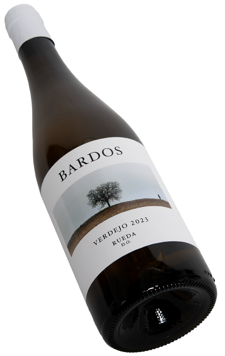 Bardos Verdejo Rueda D.O. spanischer Weißwein Wein mit Foto von Baum