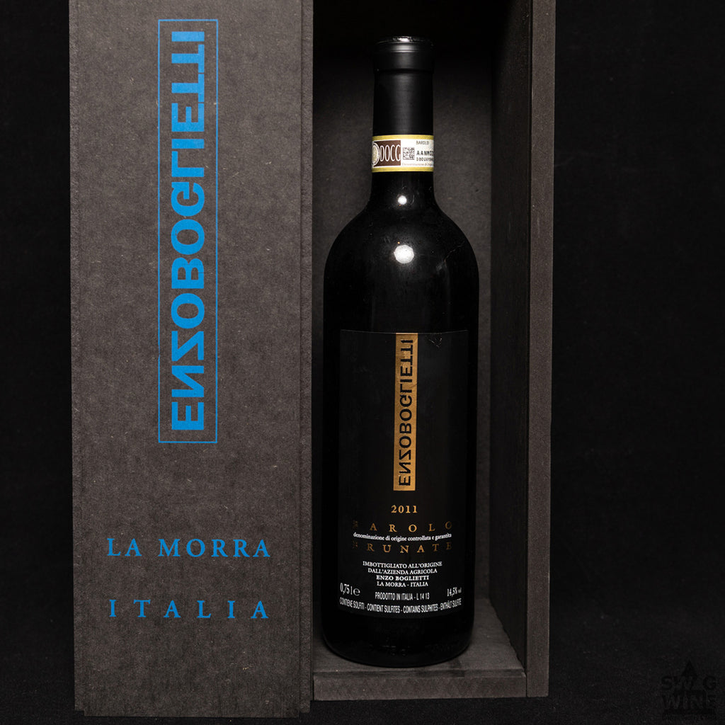 Enzo Boglietti Barolo DOCG Brunate Flasche in Holzschachtel