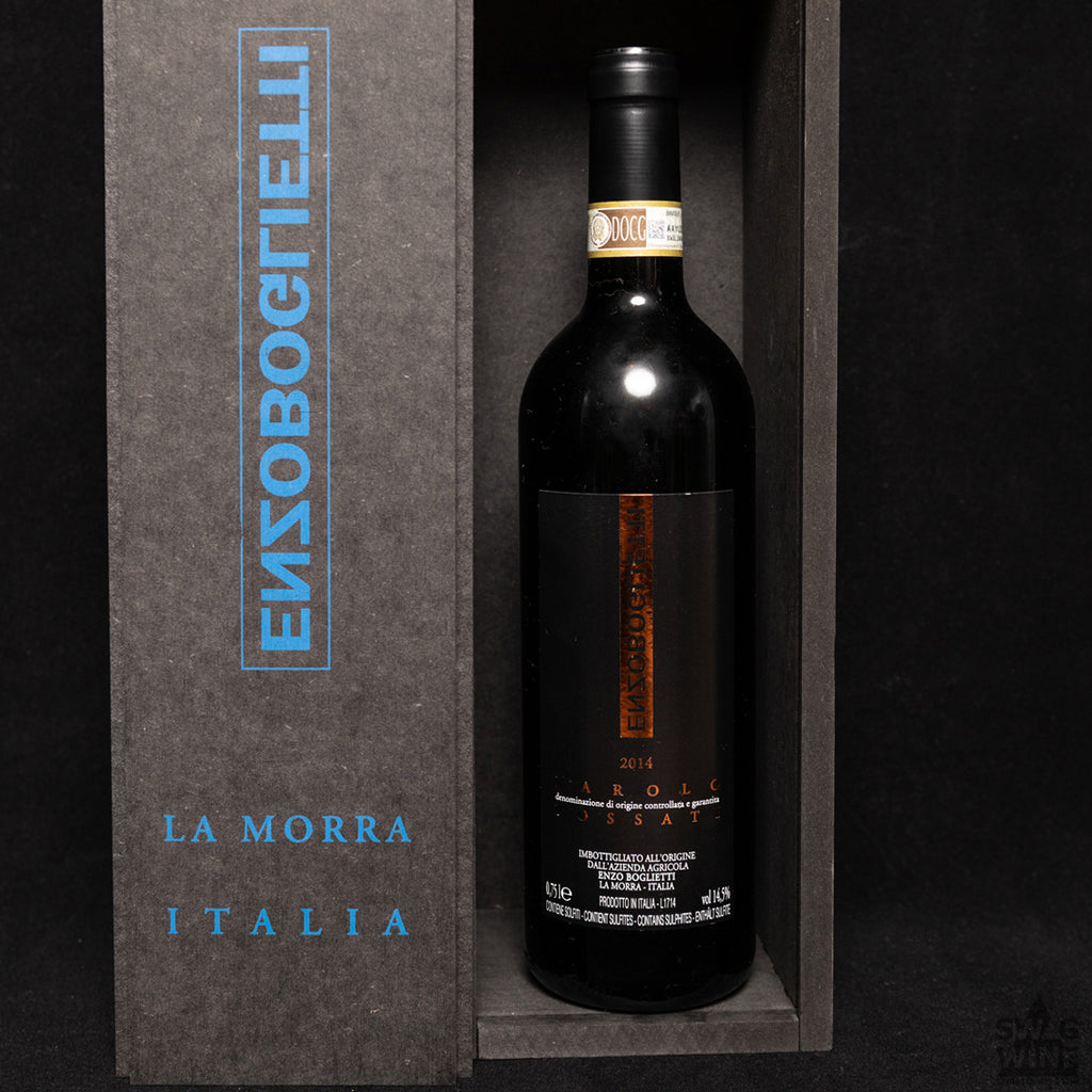 Enzo Boglietti Barolo DOCG Fossati Flasche in Holzkiste