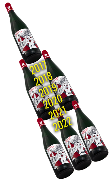 Das Vertikalenpaket des Niederberg Helden Riesling Kabinett von Schloss Lieser - 6 Flaschen aus 6 Jahrgängen bei Swagwine