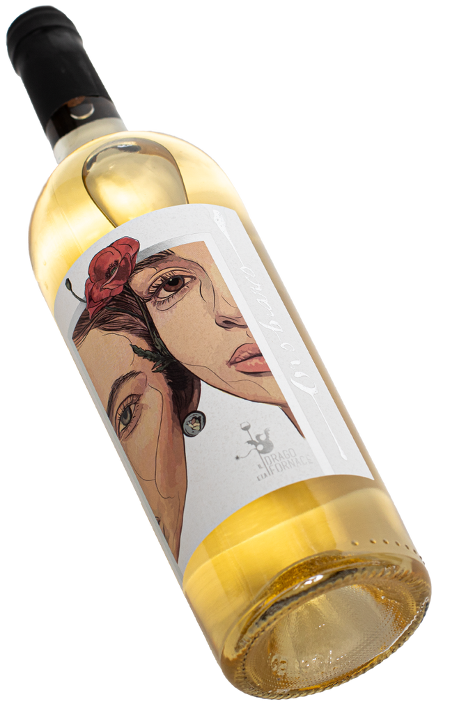 Oro Bianco Il Drago e la Fornace Vermentino Weißwein Toskana - grandioser Weißwein mit  Birne und Kräutermix