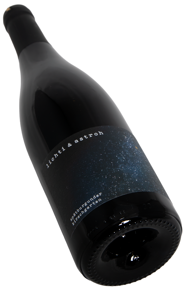 Spätburgunder aus dem Laumersheimer Kirschgarten in der Pfalz von Lichti und Astroh in der 0,75 L Flasche mit Milchstraße bei Swagwine
