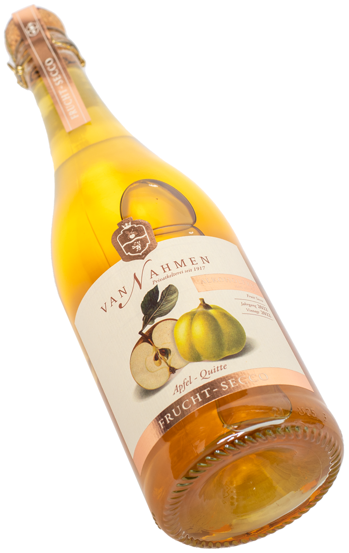 Van Nahmen Fruchtsecco Apfel-Quitte Alkoholfrei