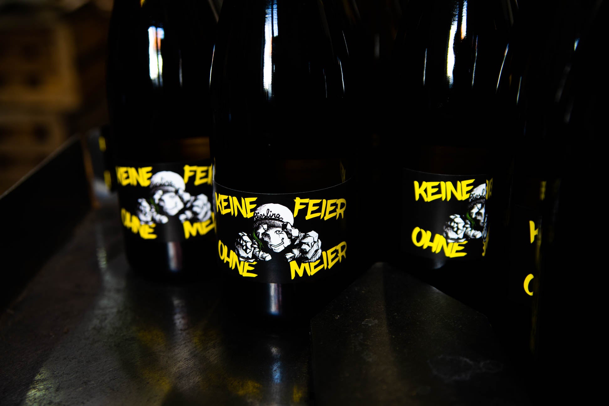 Keine Feier ohne Meier Riesling Schorle Pfalz Swagwine Literriesling Georg Meier Golem