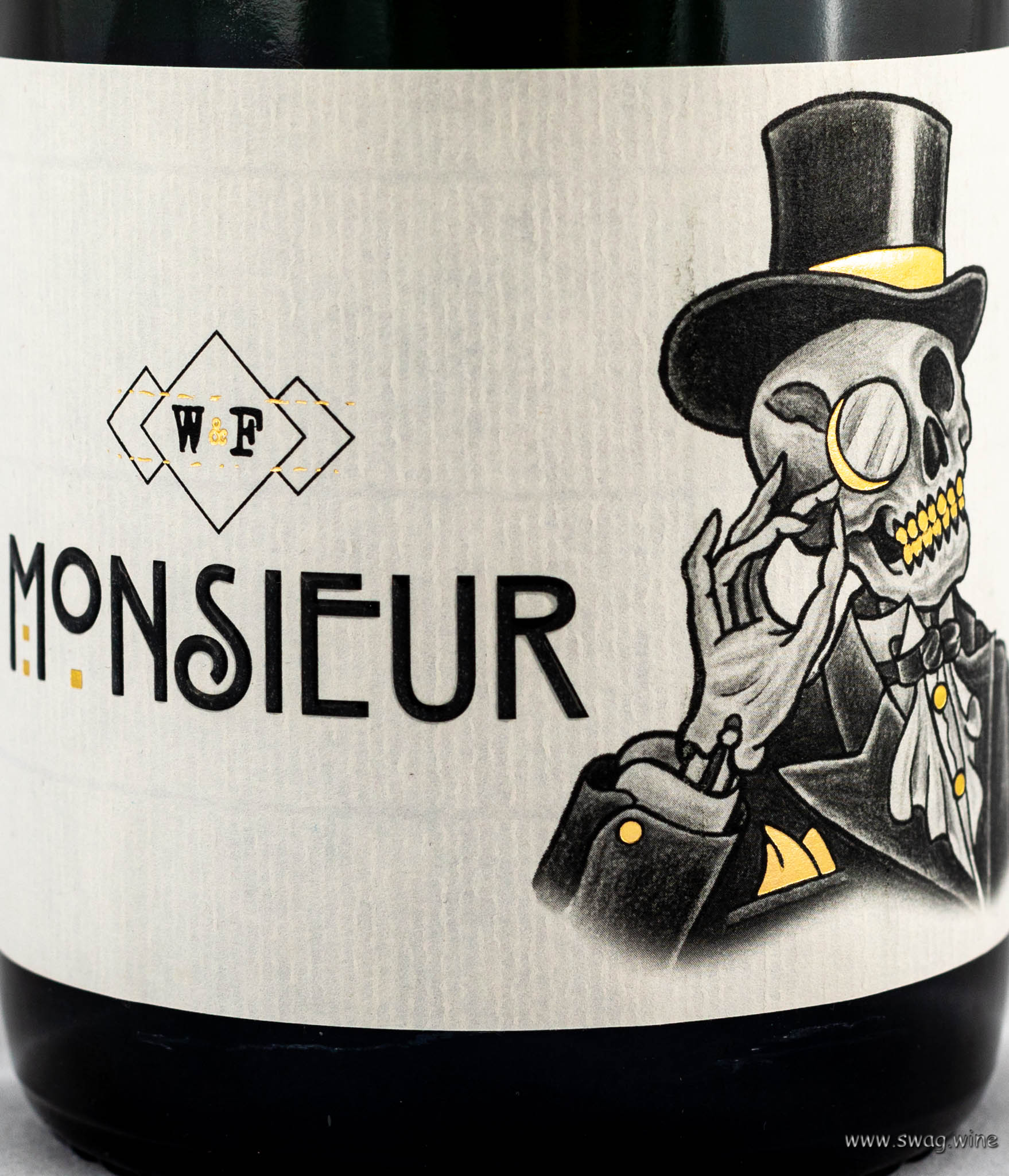 Monsieur Riesling Sekt Wohlfahrt-Franke Rheingau Skelett Swagwine