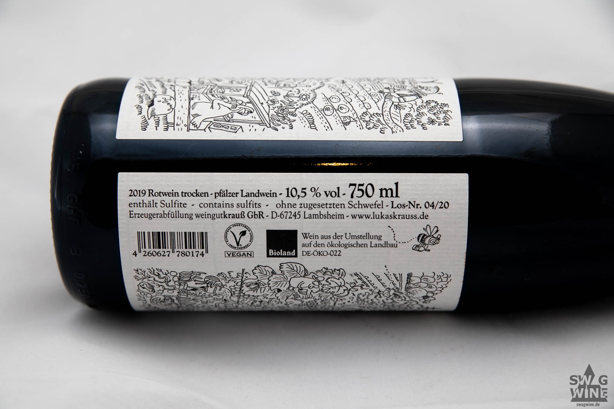 Rotes Landschwein Lukas Krauß Naturwein Landwein Pfalz
