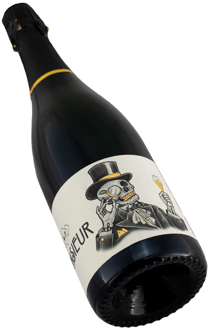 Monsieur Riesling Sekt Wohlfahrt-Franke Rheingau Skelett Swagwine