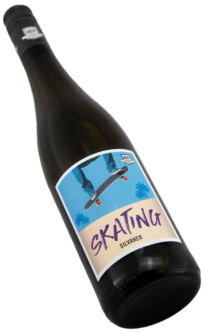 Skating Silvaner Sylvaner Apfel Bergdoldt Reiff Nett Pfalz Swagwine Wein Wine Board Skateboard Palmen 360
