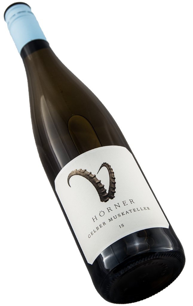 Gelber Muskateller Steinbock von Weingut Hörner - Hainbachhof, Pfalz in der 0,75 L Flasche bei Swagwine
