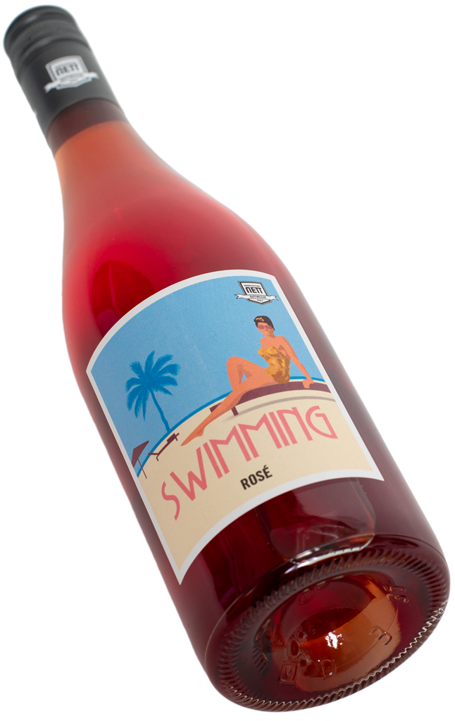 Swimming Rosé Wein von Bergdolt-Reif & Nett aus der Pfalz in der 0,75 L Flasche bei Swagwine
